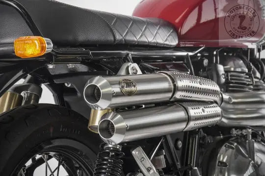 Ligne complète Zard flattrack inox Royal Enfield 650 twins Firstracer