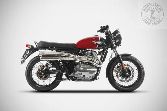 Ligne complète Zard flattrack inox Royal Enfield 650 twins Firstracer
