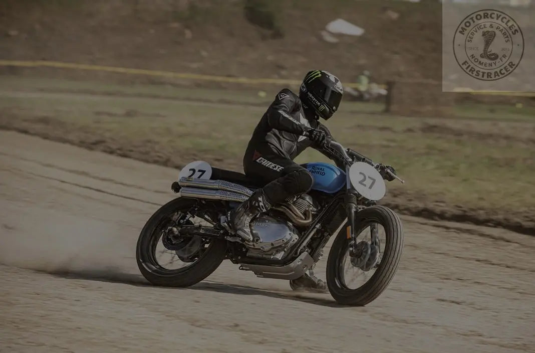 Ligne complète Zard flattrack inox Royal Enfield 650 twins Firstracer