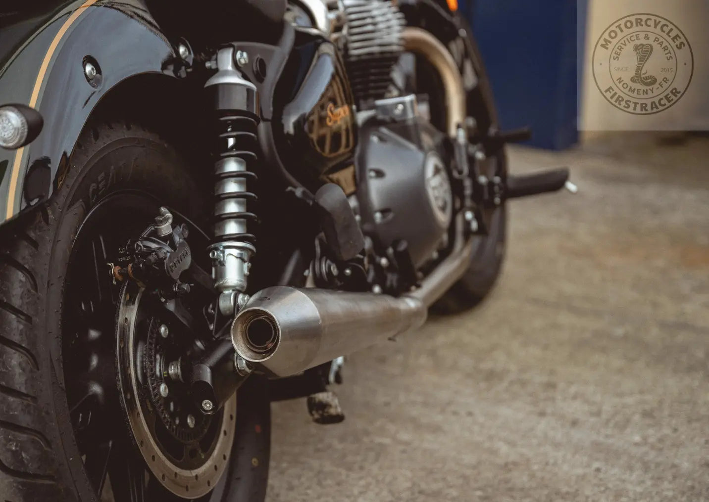 Ligne complète d'échappement Inox Super Meteor 650 Firstracer