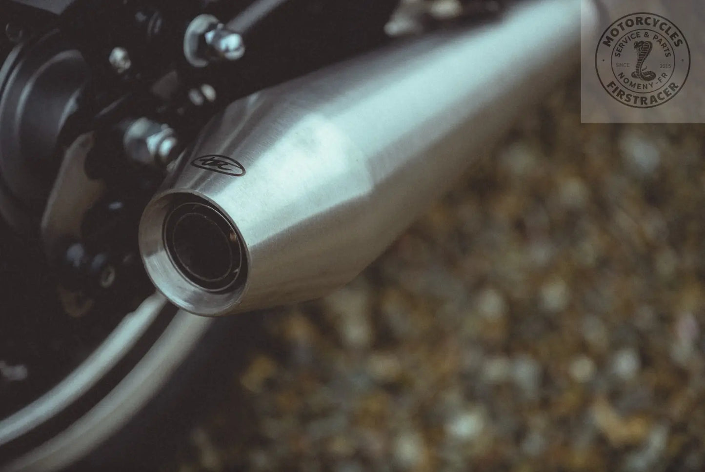 Ligne d'échappement complète 'Rocker' pour BSA Goldstar Firstracer