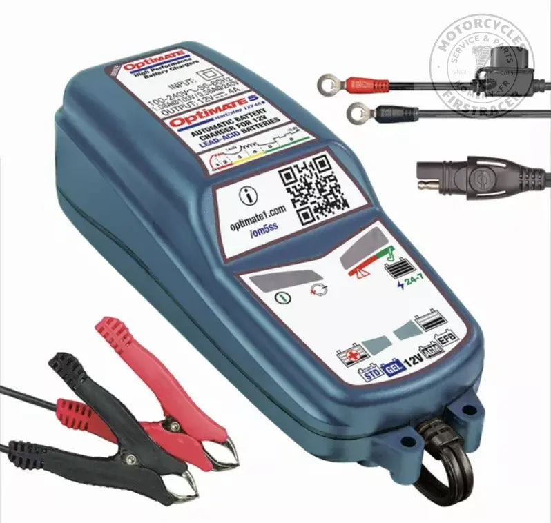OptiMate 5 - Chargeur et mainteneur de batterie 12V 4A Firstracer