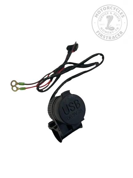 PRISE USB DOUBLE 12V MOTO ETANCHE FIXATION GUIDON Firstracer