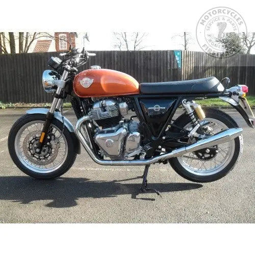 Paire de Silencieux Peashooter Norman Hyde Royal Enfield 650 Twins Firstracer