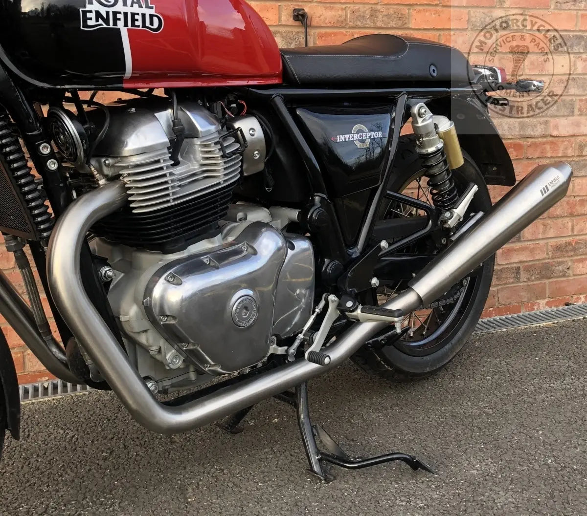 Paire de collecteurs d'échappement Royal Enfield 650 Twins Firstracer