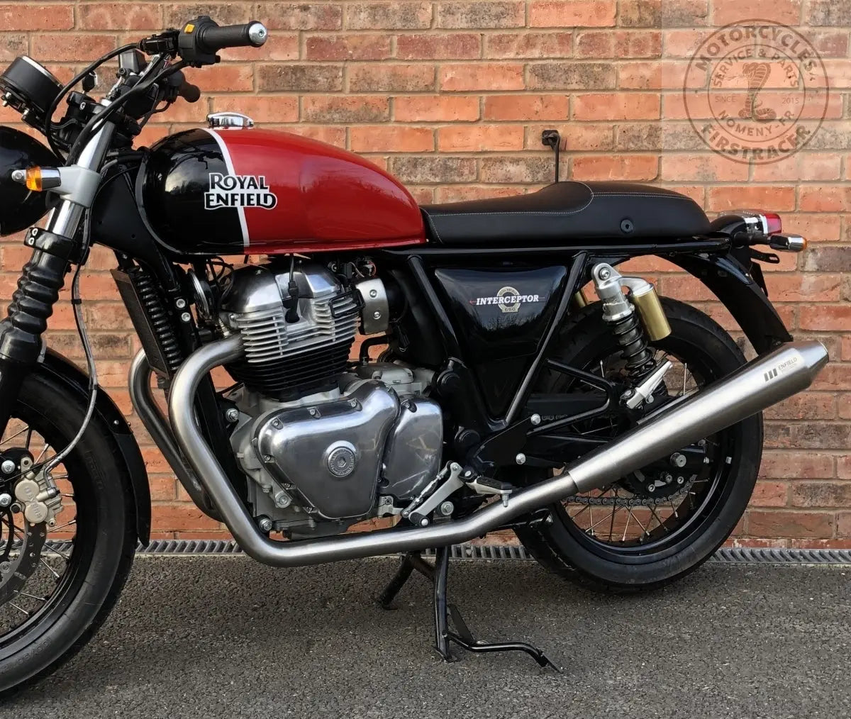 Paire de collecteurs d'échappement Royal Enfield 650 Twins Firstracer