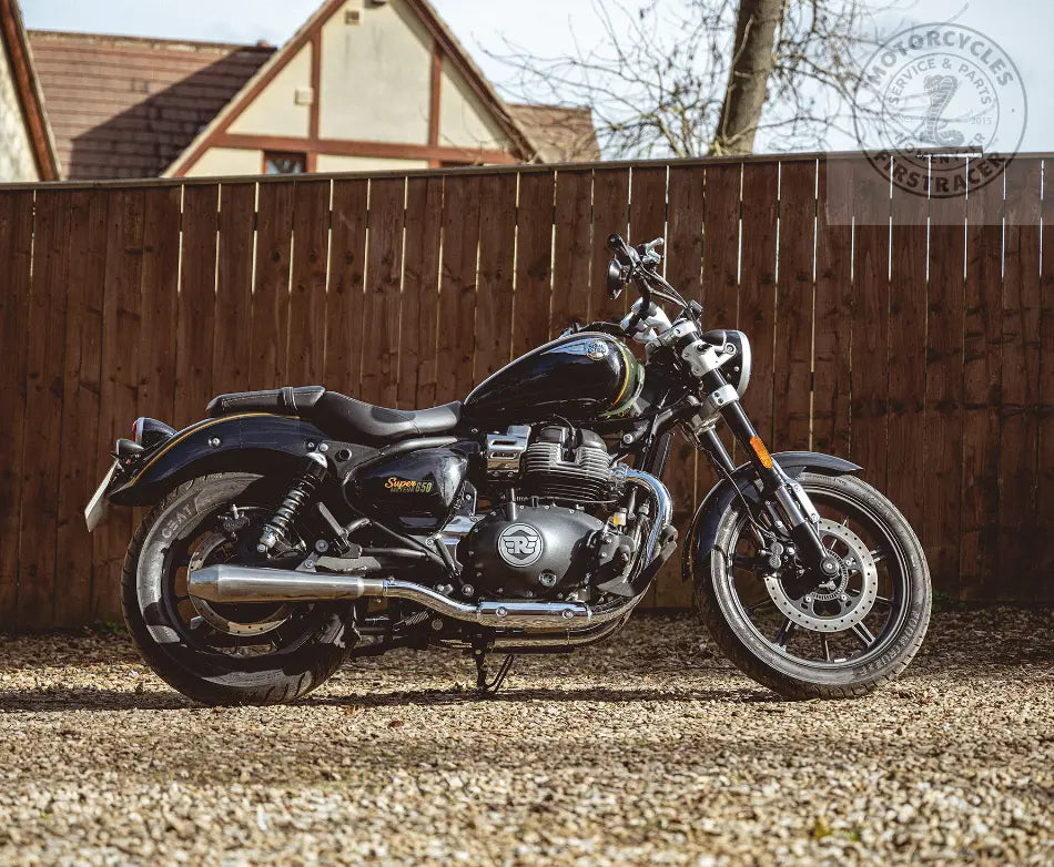 Paire de silencieux "Cannon" en acier inoxydable Royal Enfield twins 650 Firstracer