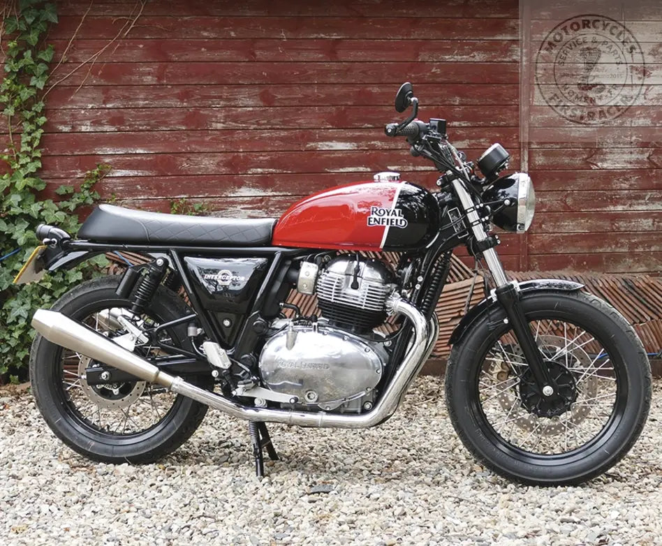 Paire de silencieux "Cannon" en acier inoxydable Royal Enfield twins 650 Firstracer