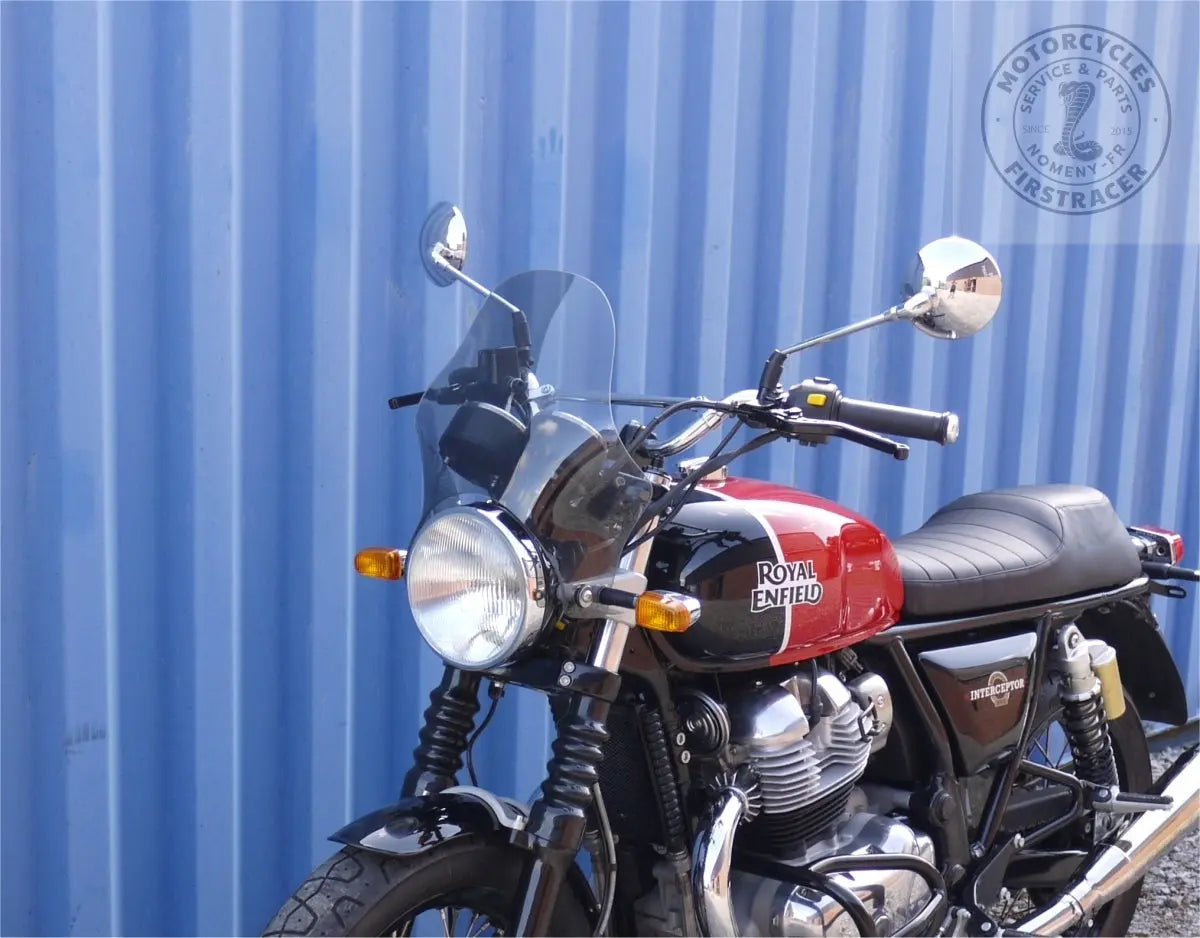 Pare-brise teinte clair haute qualité Royal Enfield 650 twins Firstracer