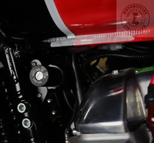 Patte de déport du contact à clé Royal Enfield 650 twins Firstracer
