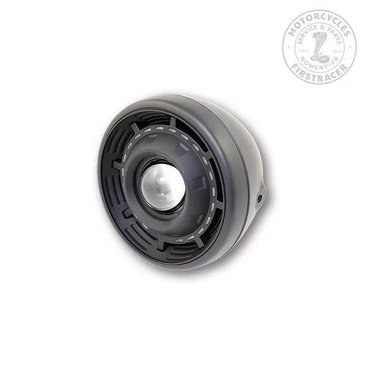 Phare à LED Shin Yo Cyclops noir mat 190mm pour Interceptor / 650 Continental GT Firstracer