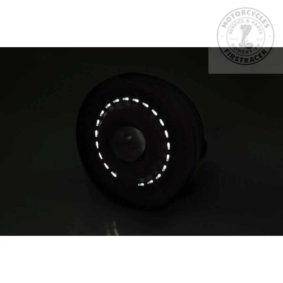 Phare à LED Shin Yo Cyclops noir mat 190mm pour Interceptor / 650 Continental GT Firstracer