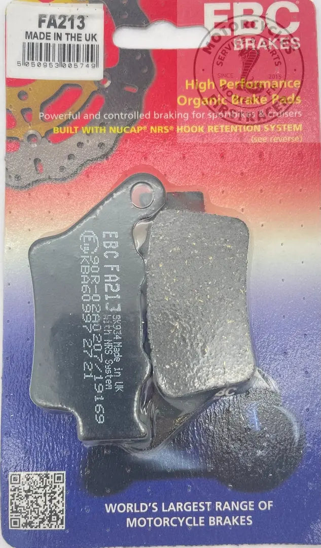 Plaquettes de frein arrière EBC Organique ROYAL ENFIELD Firstracer
