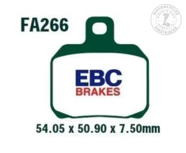 Plaquettes de frein arrière côté Side EBC pour URAL - Organique Firstracer