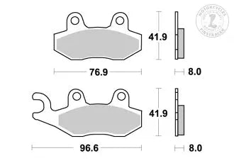 Plaquettes de frein avant Royal Enfield Classic 500 Firstracer