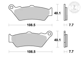 Plaquettes de frein avant pour Royal-Enfield 650 TWIN Firstracer