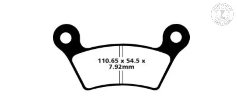 Plaquettes de frein roue arrière Moto Ural EBC 2014 - 2021 Firstracer