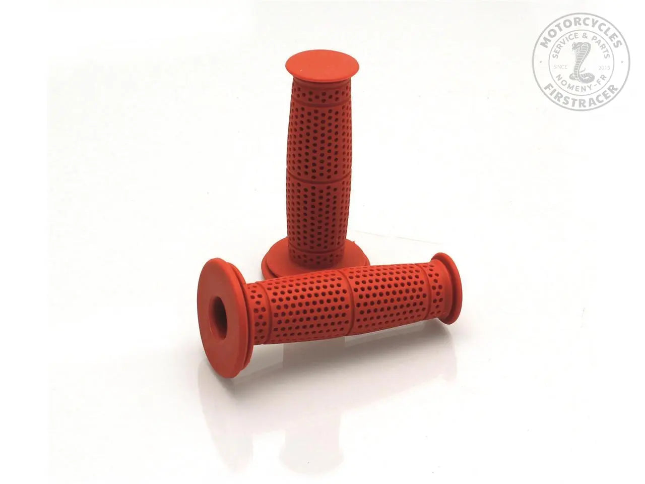 Poignées Muddy rouge 22mm Royal Enfield 650 twins Firstracer