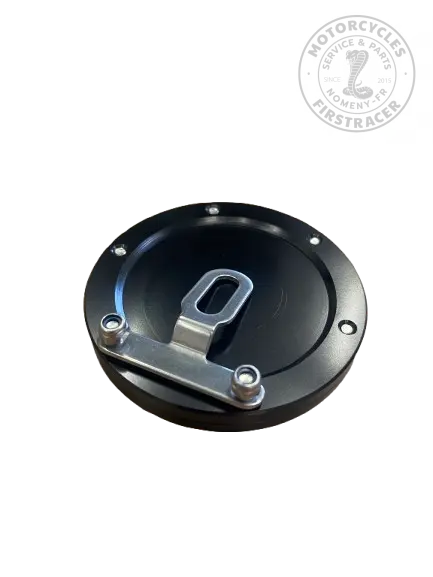 Porte-vignette d’assurance rond en aluminium – Ø 78 mm Firstracer