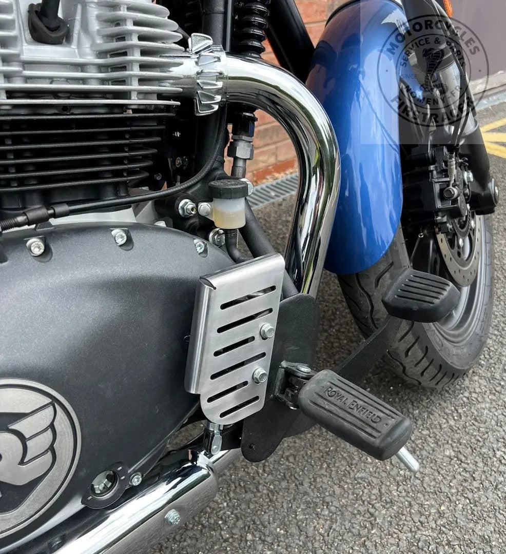 Protège-talon inox poli Royal Enfield Super Meteor 650 Firstracer