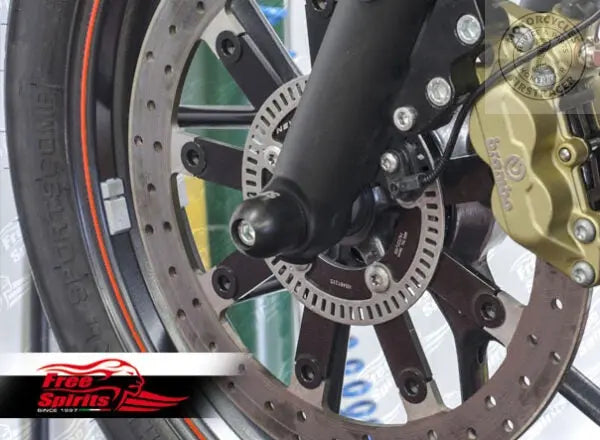 Protections d'Axe de Roue Antérieure pour Triumph New Classic Firstracer
