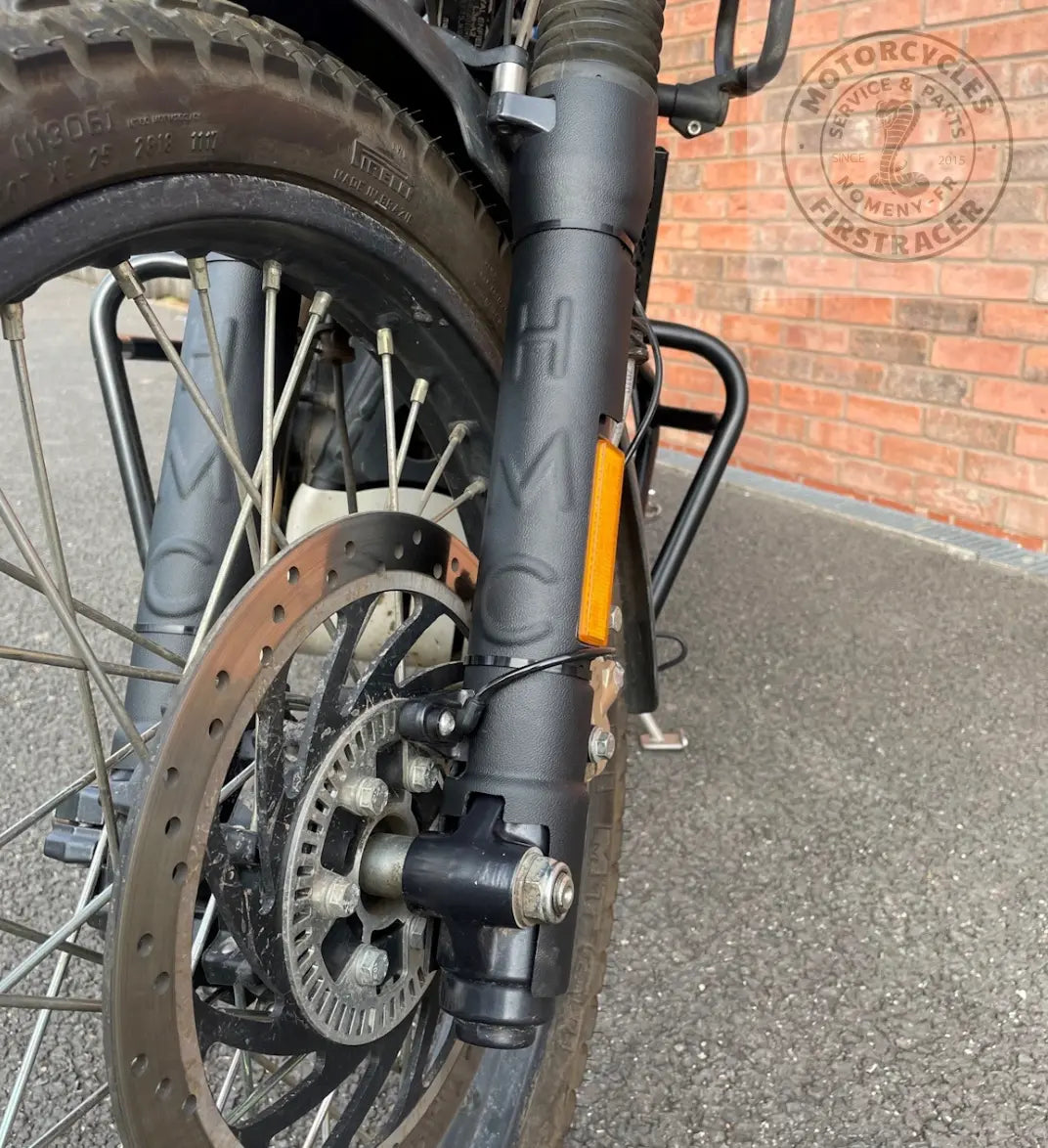 Protections de bas de fourche en polypropylène pour Royal Enfield Himalayan 410 Firstracer