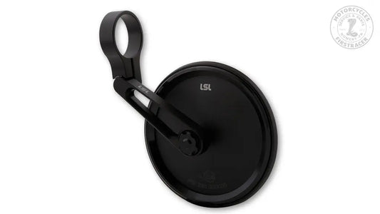 Rétroviseur embout de guidon LSL NOVA-RUN court Black Homologué CE Firstracer