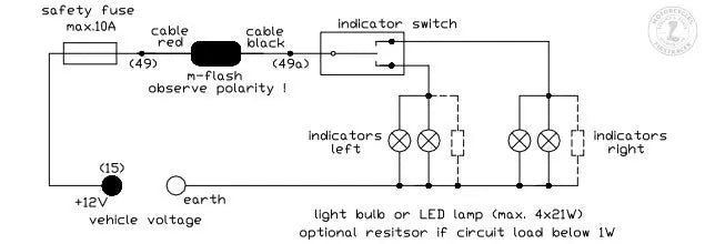 Relais clignotants motogadget M-Flash Firstracer
