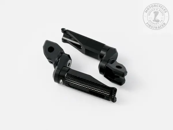 Repose-Pieds Pilote Aluminium Finition Noir pour Royal Enfield 650 Interceptor Firstracer