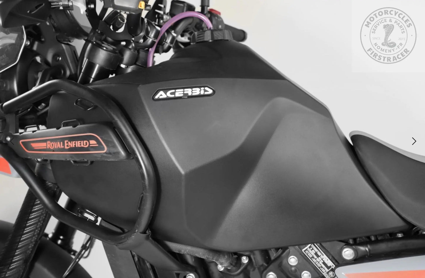 Réservoir d'Essence Noir Acerbis 23 Litres pour Royal Enfield Himalayan 450 Firstracer