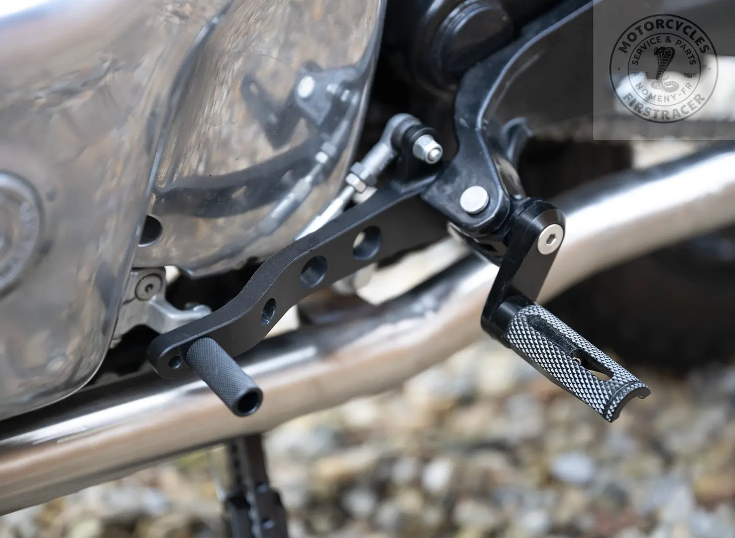 Sélecteur de vitesse en aluminium noir pour Royal Enfield Interceptor 650 Firstracer