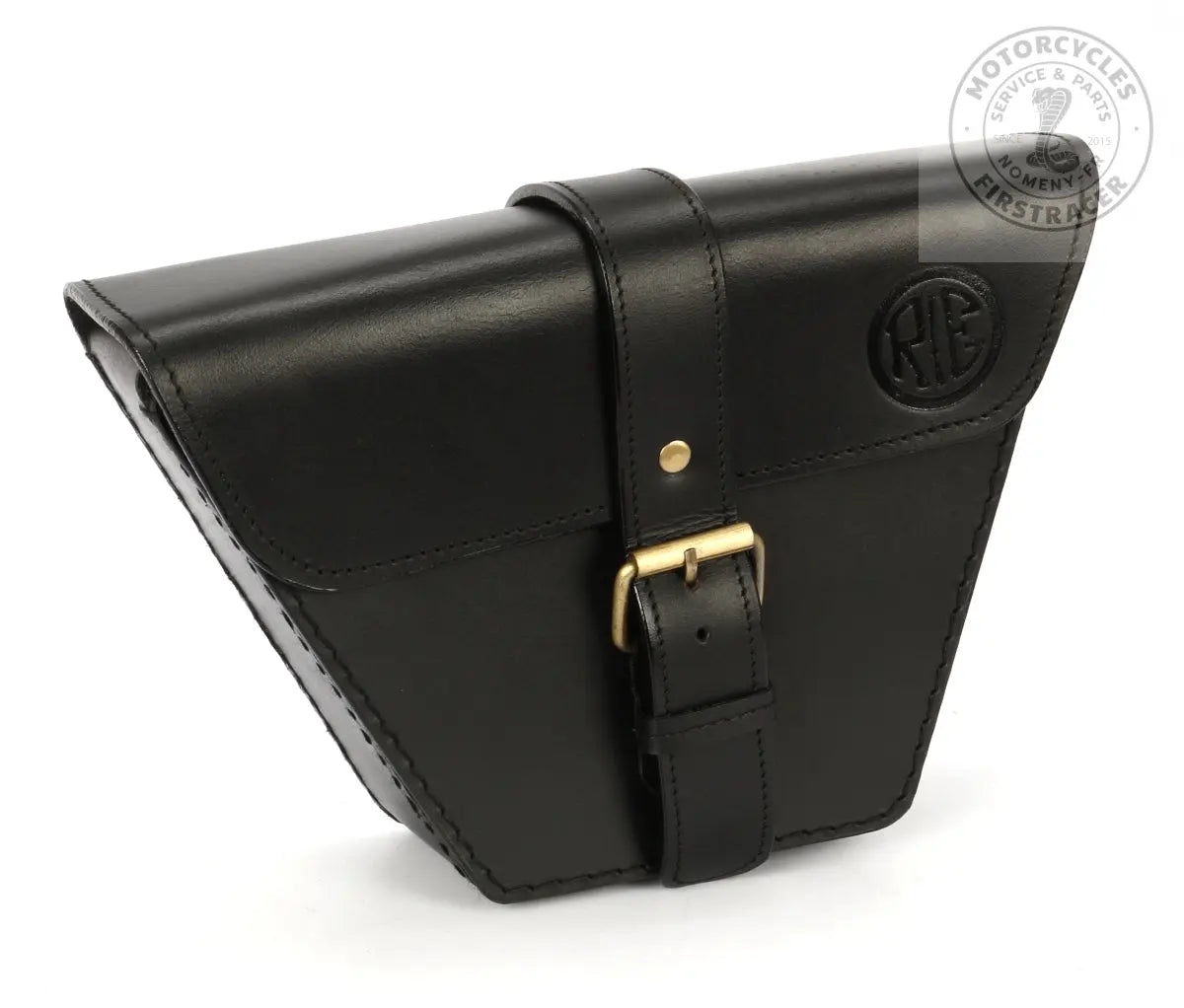 Sacoche en Cuir Noir pour Cache Latéral Droit - Royal Enfield 650 Interceptor & Continental GT Firstracer