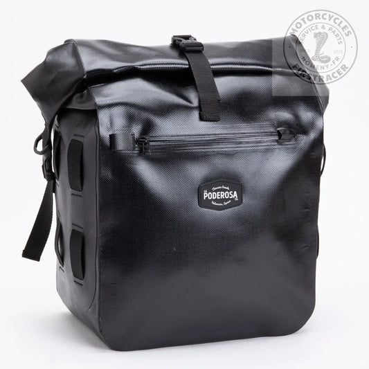 Sacoche noire étanche Lofoten 22L de Poderosa Klickfix Firstracer