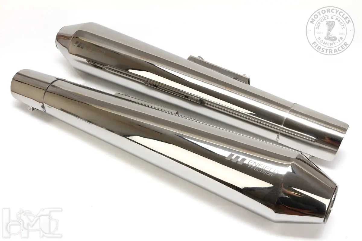 Silencieux Enfield Precision brossé ou poli Super Meteor 650 Firstracer