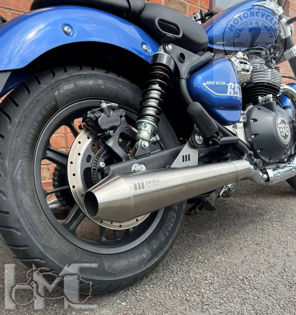 Silencieux Enfield Precision brossé ou poli Super Meteor 650 Firstracer