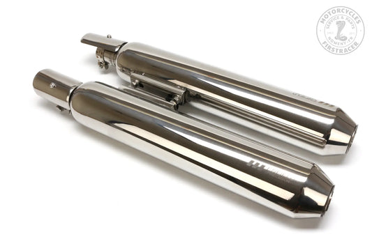 Silencieux Enfield Precision en Acier Inoxydable Poli – Royal Enfield 650 Super Meteor Firstracer