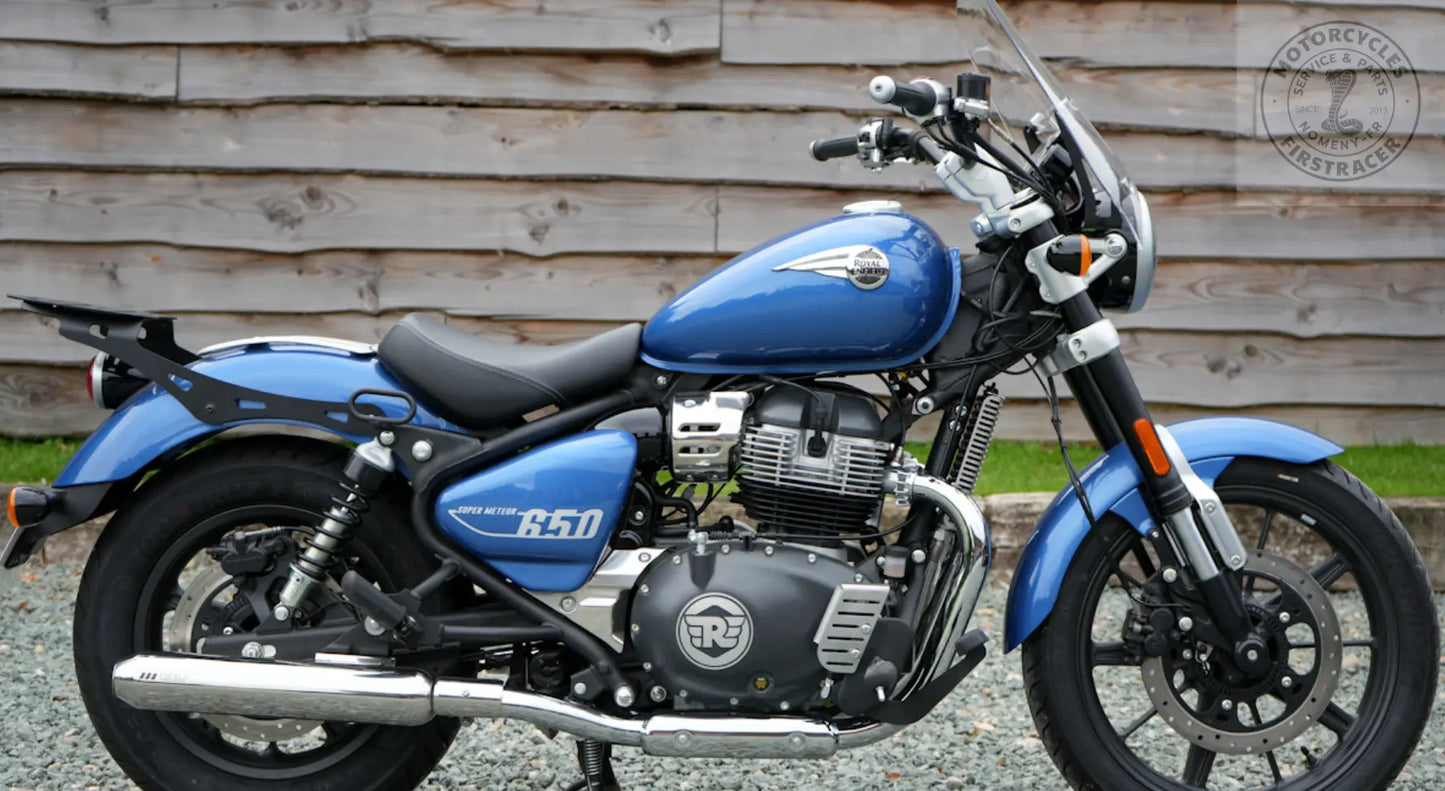 Silencieux Enfield Precision en Acier Inoxydable Poli – Royal Enfield 650 Super Meteor Firstracer
