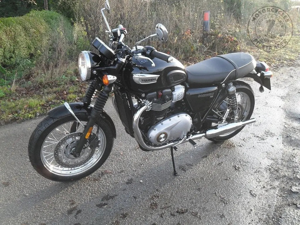 Silencieux Norman Hyde Classic Toga Chrome Triumph Bonneville T100 et T120 Firstracer