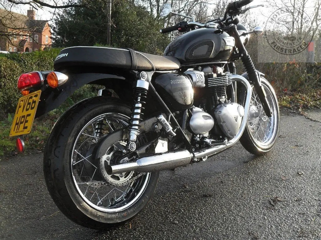 Silencieux Norman Hyde Classic Toga Chrome Triumph Bonneville T100 et T120 Firstracer