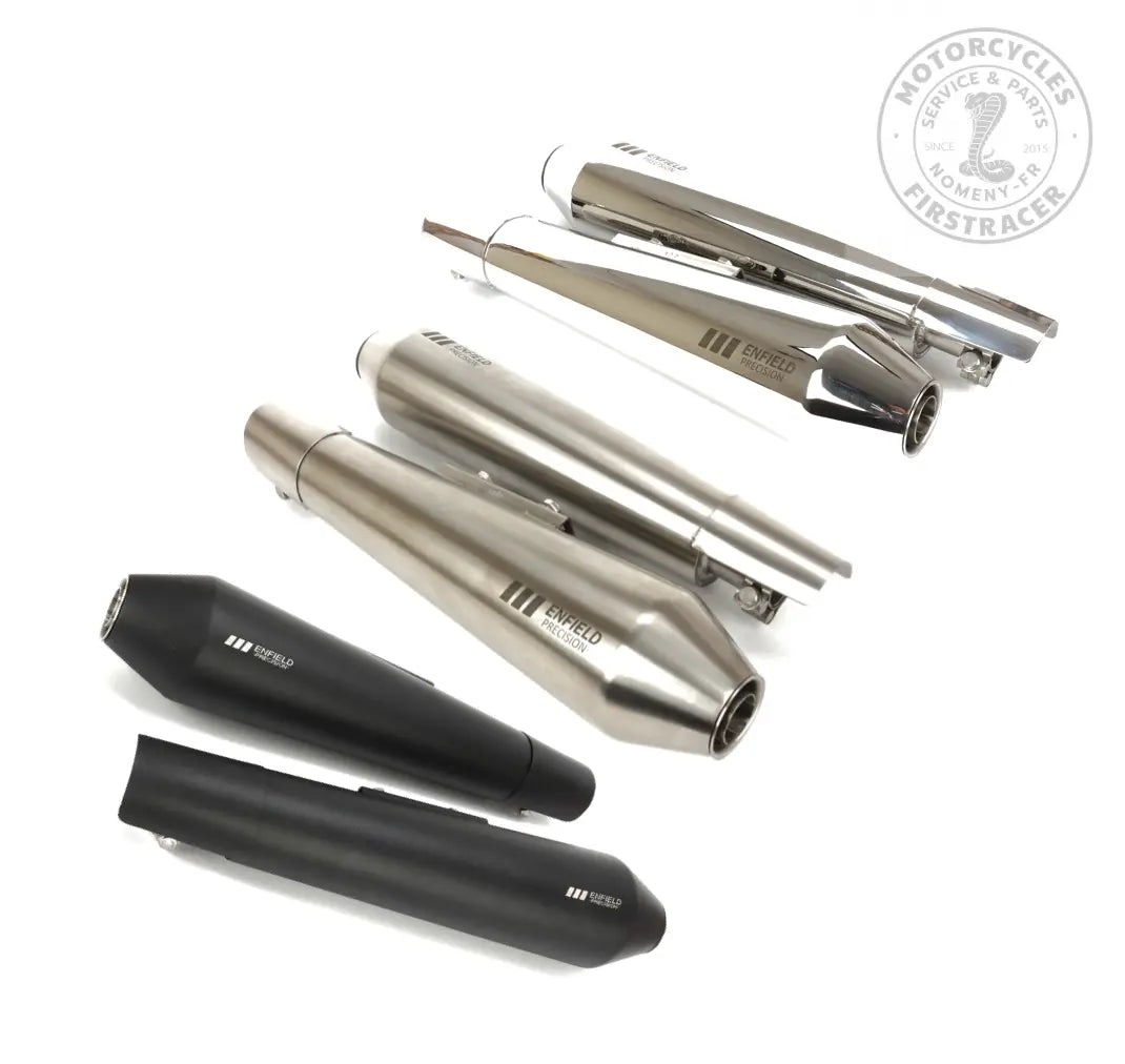 Silencieux courts Enfield Precision Twin 650 Royal Enfield Firstracer