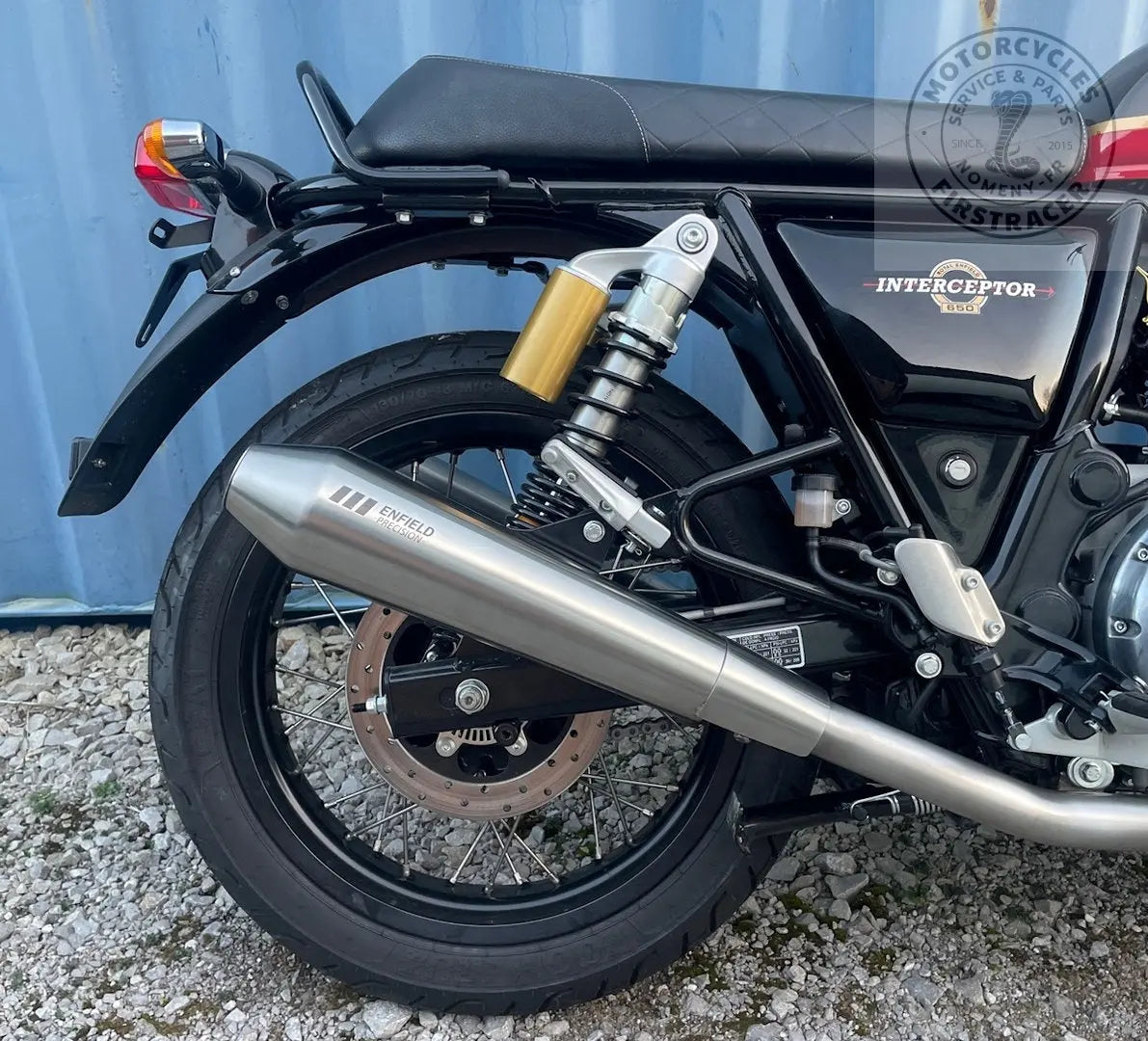 Silencieux courts Enfield Precision Twin 650 Royal Enfield Firstracer