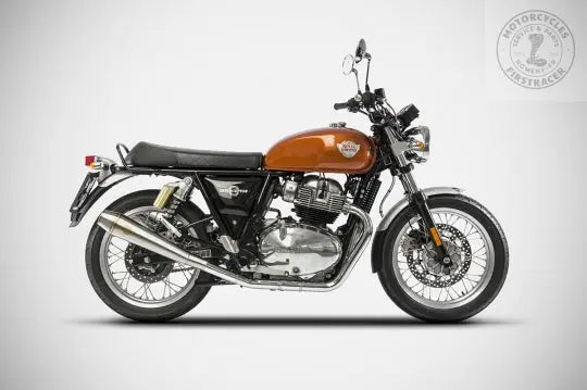 Silencieux inox ZARD homologue Royal Enfield 650 Twins Firstracer