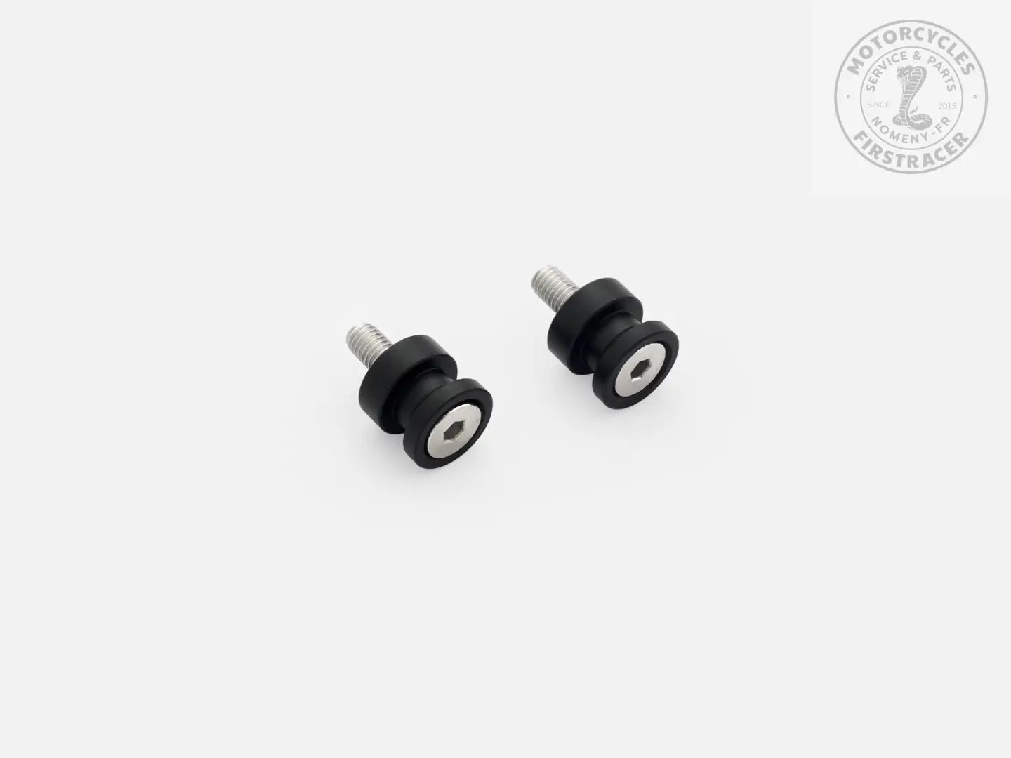 Support de béquille de stand anodisé noir M8 Royal Enfield 650 INTERCEPTOR / 535-650 CONTINENTAL GT Firstracer