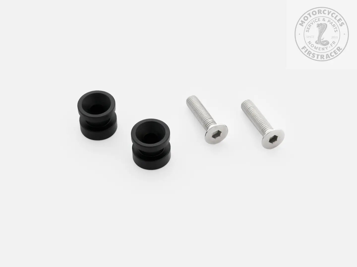 Support de béquille de stand anodisé noir M8 Royal Enfield 650 INTERCEPTOR / 535-650 CONTINENTAL GT Firstracer