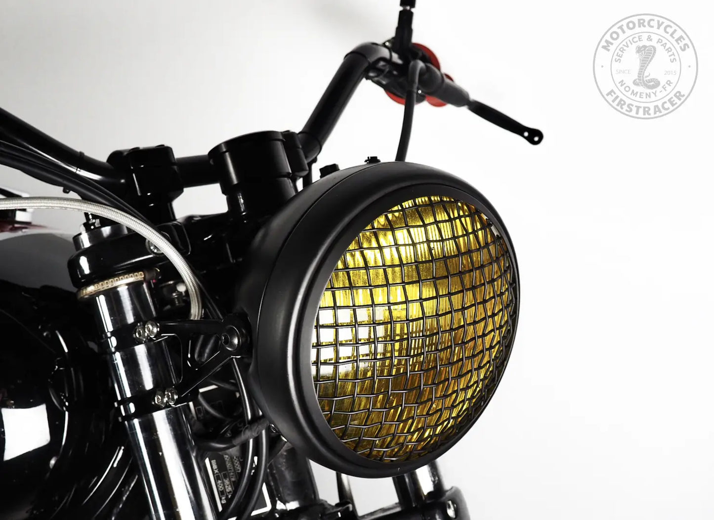 Support de compteur tiny Motogadget Royal Enfield 650 twins Firstracer