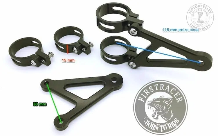 Support de phare 41 mm Alu CNC Firstracer