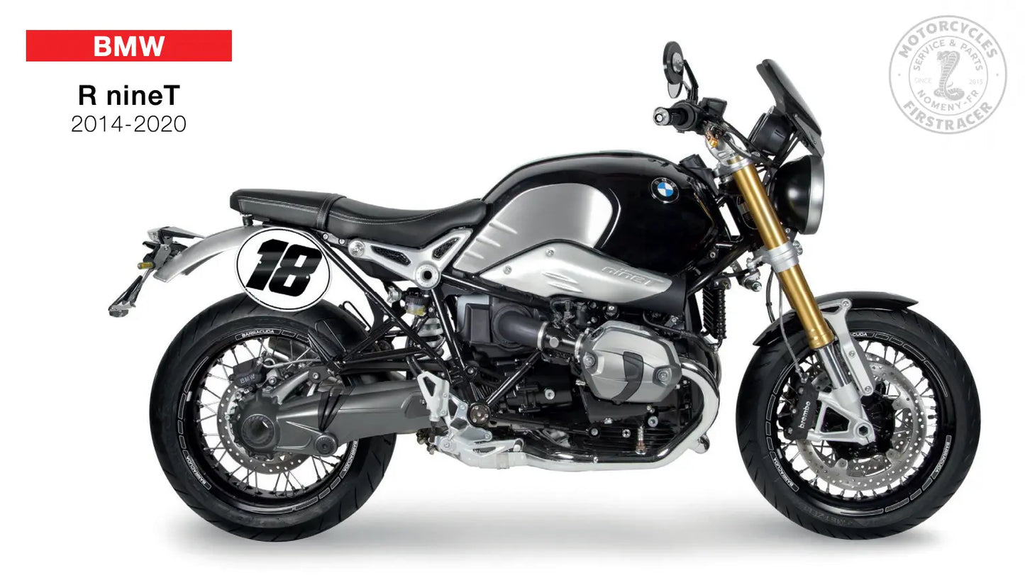 Support de plaque “Street” Barracuda – BMW R NineT Firstracer