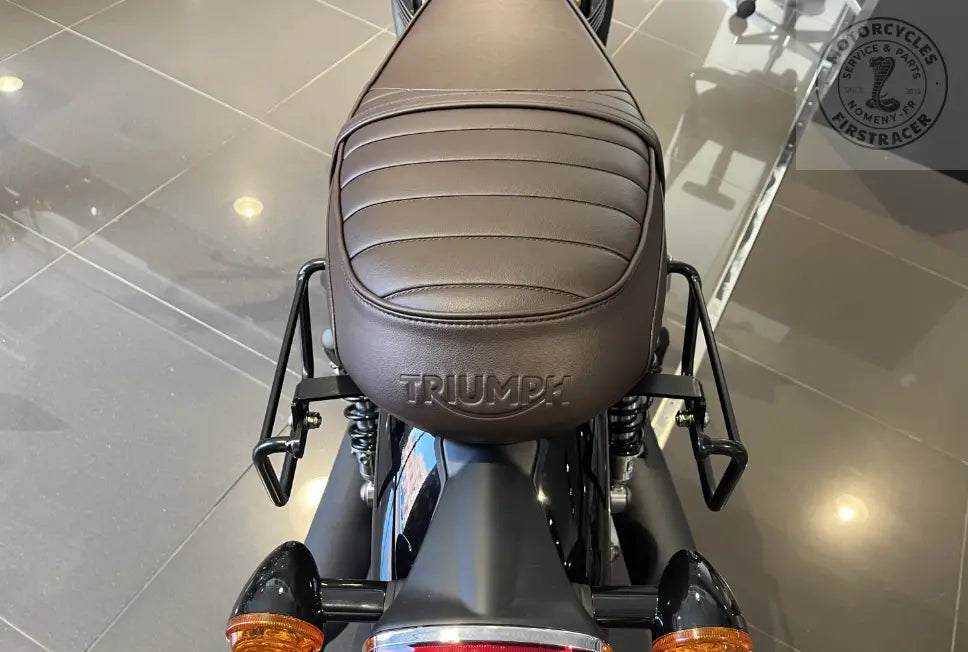 Support de sacoche Triumph Bonneville T100 – Satin Black (paire) Firstracer