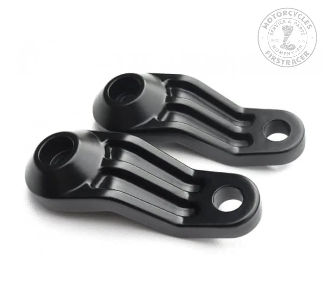 Supports de clignotants Motone TRILINE - Finition Noire Firstracer