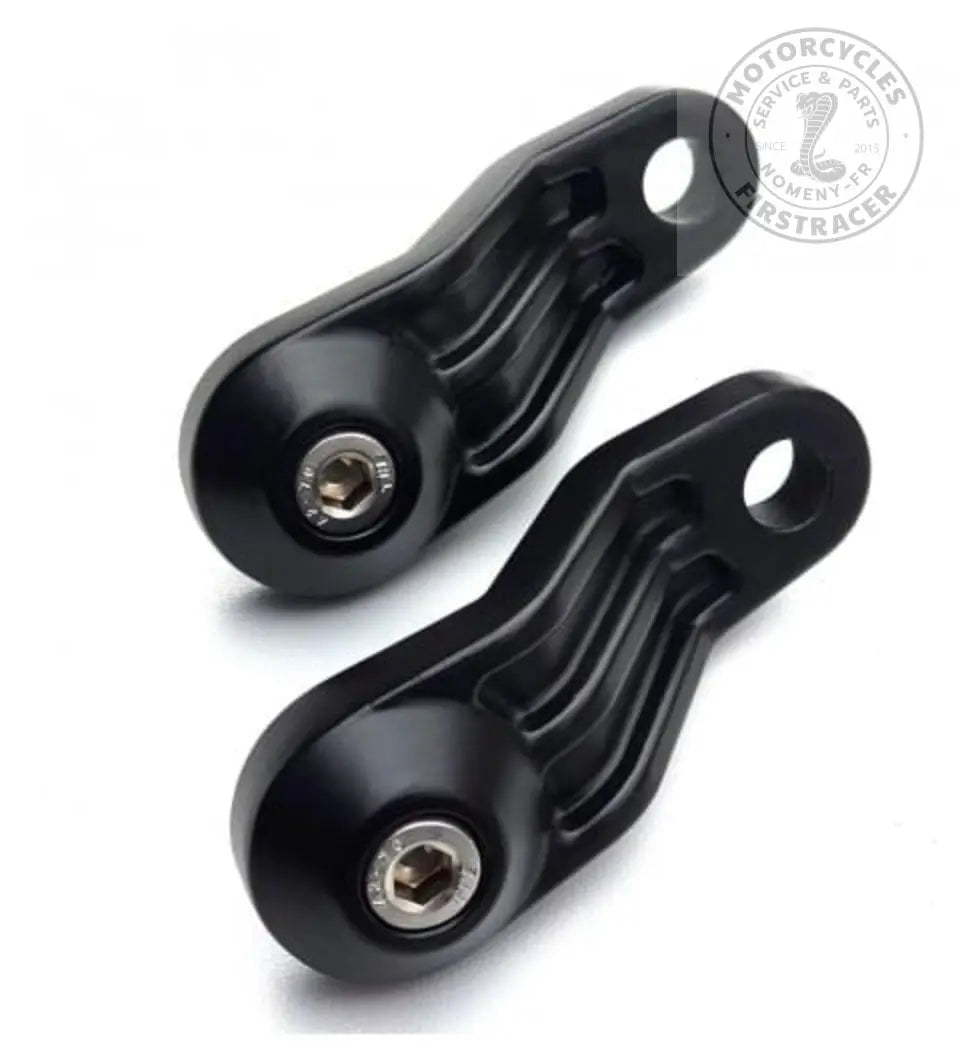 Supports de clignotants Motone TRILINE - Finition Noire Firstracer